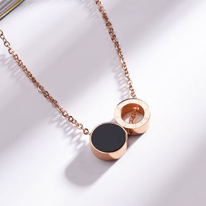 Women's necklaces, pendants, collars, 2020 fashion jewelry, rose gold  pendants, women's gifts, holiday gifts