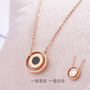 Women's necklaces, pendants, collars, 2020 fashion jewelry, rose gold  pendants, women's gifts, holiday gifts